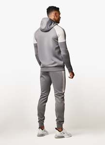 Ropa deportiva de talla adulta para hombre, conjuntos de Jogger de 2 piezas, último estilo, chándal de diseñador masculino de retazos, Sudadera con capucha y pantalones de chándal para hombre - Product Image 2
