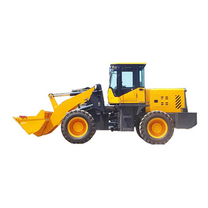 Cargadora de Ruedas Diésel con Envío Gratuito, Cargadora Frontal, Maquinaria de Construcción Compacta con Cucharón Hidráulico y Cabina - Product Image 2