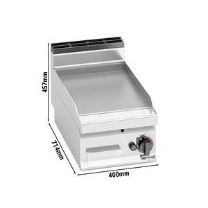 Plancha de Gas Comercial - 6.9kW - Placa Lisa - Área de cocción: 395x500mm - Product Image 2