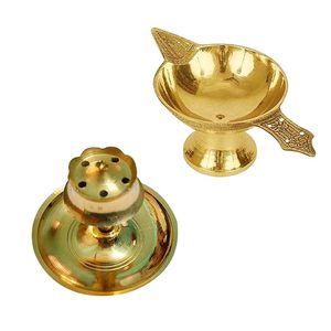 Wholesale Ceramic Incense Burner with Copper Lid with Metal Incense Holder for Sandalwood Incense By HF CRAFTS - Product Image 6