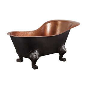 Baignoire en cuivre faite à la main à bas prix Nouvelle baignoire en cuivre de haute qualité finie antique pour hôtels de luxe et salles de bains. - Product Image 1