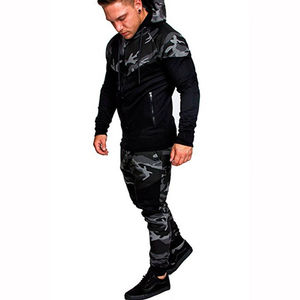 Sweat à capuche de haute qualité 100% coton polaire 500 Gsm avec camouflage pnnels pull à capuche sweat Logo personnalisé sweat à capuche vierge en éponge française - Product Image 4