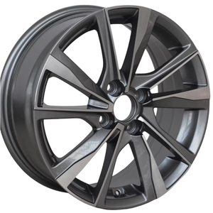 Jantes de voiture en alliage forgé argentées élégantes de 17 pouces 5x114.3 avec face usinée pour Elantra Langdong Avante AD MD CN7 Sport Sedan - Product Image 1