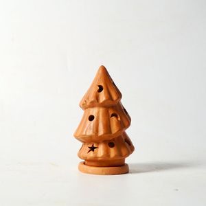 BOUGIER TERRACOTTA Terre cuite Arbre de Noël Bougeoir Décoration Bougeoir Du Vietnam 2025 - Product Image 4