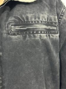 เสื้อแจ็คเก็ตผู้ชายแบบดีทรอยต์ คอปกผ้าลูกฟูก ซิปแบบรูดขึ้น ชุดทำงานผ้าแคนวาสแบบกำหนดเอง แจ็คเก็ตคนขับรถบรรทุกผ้าดั๊กแคนวาส 12 ออนซ์ แจ็คเก็ตทำงานแบบดีทรอยต์ - Product Image 6