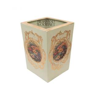 Pot de fleurs décoratif en porcelaine, pot carré de luxe couleur pistache - Product Image 4