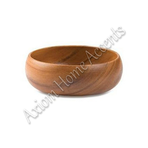 Axiom Home Accents <b>Wooden</b> <b>Fruit</b> <b>Bowl</b> With Intricate Carvings Boho Rustic Design for Dining Sustainable Craftsmanship - Product Image 4