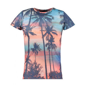 Custom Sublimation Print Men's O-Neck Short Sleeve <b>100</b>% <b>Polyester</b> Sport T-<b>Shirt</b> Quick Dry Regular Fit 180g Fabric - Product Image 3