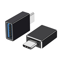 Moda 10Gbps Transferencia rápida USB C Macho a USB Hembra Convertidor Conector 60W Adaptador OTG para computadora portátil USB 3,2 Tipo-C