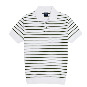 Men's Striped for Shirt Short Sleeve Casual Smart Casual Breathable Quick Dry Lightweight <b>Classic</b> Collar Polyester/Cotton - Product Image 1