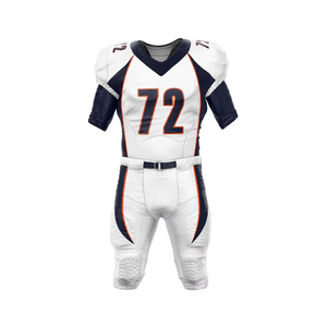 Vente en gros 2025 Uniforme de football américain sur mesure Tissu respirant de haute qualité avec logo d'impression par sublimation personnalisé - Product Image 6