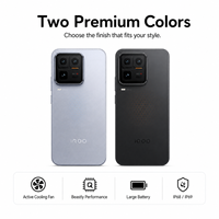 IQOO 15 Ultra Version Chine Originale, Téléphone de Jeu 5G avec Ventilateur de Refroidissement Actif, Puce Snapdragon 8 Elite Gen 5 Q3, Batterie 7400mAh, Charge Rapide 100W