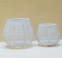 Bougeoir en fil métallique doré, ensemble de lanternes, photophore géométrique moderne pour la maison, la fête de mariage et la décoration de table