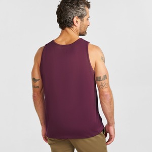 2025 Athletic Performance Man Workout Tank Top Casual <b>Gym</b> Sleeveless Polyester Breathable Curved Hem Running Tshirt - Product Image 3