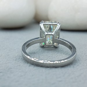 Men's Luxury 10K 14K 18K Gold Hip Hop Trend <b>Ring</b> VVS Natural Diamond Rounded Baguette for Weddings Fashionable <b>Costume</b> Jewelry - Product Image 4