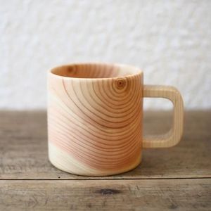 CENTURIES Natural Wood Tea Cup Wooden for Wine Coffee Water Hot Cold Drinks Drinking <b>Mug</b>, <b>Japanese</b> Style Wood Tea Cup - Product Image 1