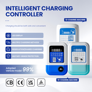 Estación de Carga para Bicicletas Eléctricas de Alta Eficiencia de 8000 W, Cargador para Vehículos Eléctricos de 2 Vías, Carga Rápida de CA de 220 V, Pago con Aplicación/Tarjeta/Contraseña - Product Image 4