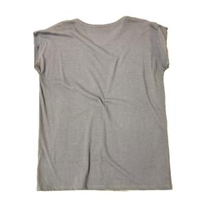 Moda-Advance 2025 Camiseta de gran tamaño con estampado personalizado Camiseta informal de media manga holgada de inspiración europea para versatilidad Camiseta de mujer - Product Image 6