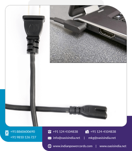 Venta al por mayor de cable de alimentación de 3 pines con conector C7 tipo de extremo hembra IEC para EE. UU./Canadá/Japón 1-15P para electrónica de consumo - Product Image 5