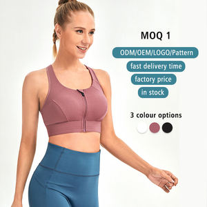 Usine personnalisée col haut course sport soutien-gorge débardeur pour les femmes antichoc Yoga Fitness Gym vêtements de sport grande taille respirant - Product Image 2