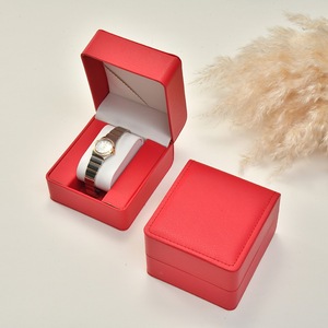 Boîte à montres <span class=keywords><strong>de</strong></span> <span class=keywords><strong>luxe</strong></span> en cuir PU <span class=keywords><strong>de</strong></span> haute qualité, vente en gros d'usine, boîte d'emballage pour bijoux, accessoires, présentoir cadeau - Product Image 4