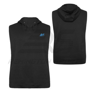 Vente en gros de sweats à capuche sans manches pour homme, vêtements de sport, fitness, sweats à capuche personnalisés de haute qualité, vêtements de fitness, sweats à capuche sans manches - Product Image 6