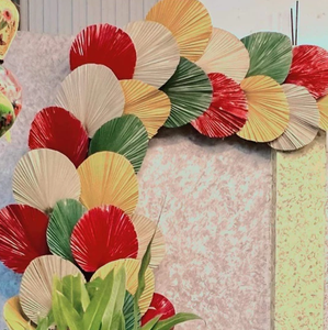 Colgante de pared de hoja de palma natural seca, la mejor artesanía de decoración para el hogar de Vietnam - Product Image 6