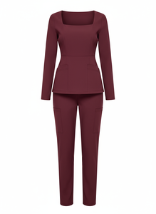 Ropa DE TRABAJO DE MODA Uniforme de hospital para mujer Conjunto de enfermera Uniforme médico de hospital para hacer que cada enfermera parezca inteligente y elegante - Product Image 5