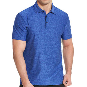 Venta caliente verano poliéster algodón hombres moda Casual cremallera Polos Zip up camiseta Golf Poloshirts - Product Image 3