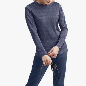 Hauts de gommage OEM pour médecins et infirmières chemise d'uniforme médical respirant vente directe d'usine sous les chemises de gommage - Product Image 2