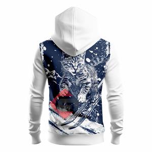 เสื้อมีฮู้ดพิมพ์ลายแบบสวมหัวโอเวอร์ไซส์สำหรับผู้ชายและผู้หญิงสไตล์ลำลองเปิดไหล่สำหรับฤดูหนาว - Product Image 4