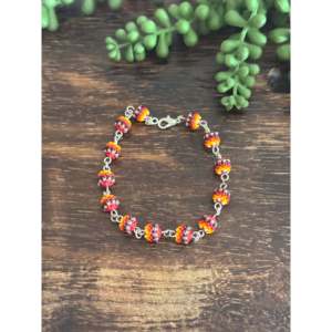 Navajo Style Ball-Shaped Sterling <b>Silver</b> Beaded <b>Bracelet</b> Freshwater Pearl Gold Rose Gold Plating Ethnically Ethnic for Gifts - Product Image 1