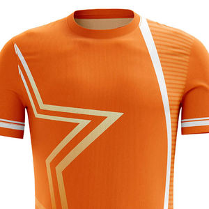 Maillot de football unisexe personnalisé avec impression par sublimation, 100% polyester, respirant, anti-transpiration, entraînement de football, haute qualité - Product Image 4
