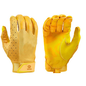 Gants de football américain en cuir de haute qualité, légers, avec sangle de poignet réglable, unisexe, vente en gros - Product Image 1