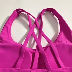 Nuevo sujetador de alta calidad elegante al por mayor para mujer, sujetador de Yoga transpirable de nailon Spandex, diseño personalizado, Sujetador deportivo para mujer - Product Image 3