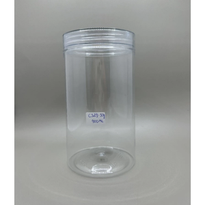 Pot cosmétique en plastique PET transparent avec bouchon transparent pour récipient de stockage de baume à crème pot alimentaire en plastique d'emballage rechargeable - Product Image 5