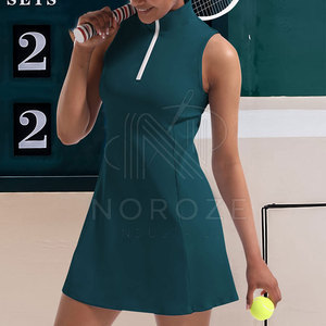 Dernière conception d'uniformes de tennis pour adultes personnalisés en gros avec logo avant respirant à séchage rapide écologique - Product Image 4