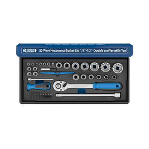 Jeu de douilles hexagonales Gedore 52 pièces 1/4''+1/2'' - Outil durable et polyvalent - Product Image 2