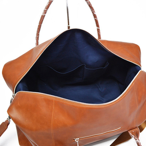 HIBRA ALLKIND Sac de sport en cuir de vachette de grande capacité de meilleure qualité, couleur/logo/taille personnalisable pour les voyages en extérieur - Product Image 5