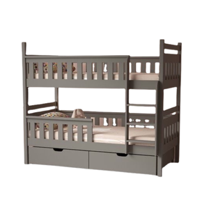 Litera de madera de diseño de lujo moderno precio al por mayor para dormitorio infantil con dos cajones muebles infantiles de alta calidad - Product Image 6