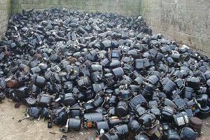 Used Fridge Compressor <b>Scrap</b> Sealed Refrigerator Compressor <b>Scrap</b> for <b>Metal</b> Recycling and Industrial Processing - Product Image 3