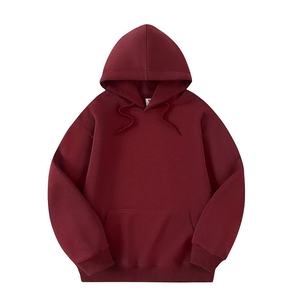 Sweat à capuche en coton personnalisé streetwear hiver 2025, haute qualité, unisexe, imprimé, broderie 3D en tissu éponge, séchage rapide - Product Image 5
