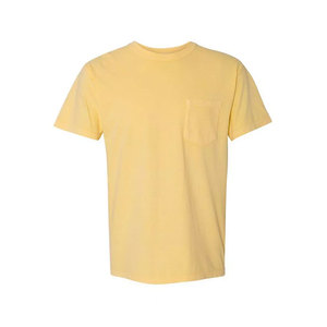 Camiseta Premium para hombre 100% algodón orgánico Super peinado Biowash cuello redondo manga corta suave transpirable 180 GSM camisetas para hombre - Product Image 2