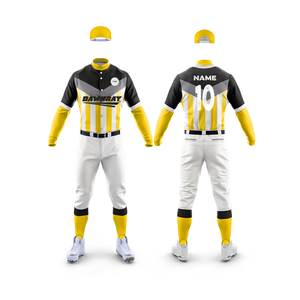 Uniforme de baseball professionnel personnalisé |   Tenue de baseball d'équipe avec logo et numéros personnalisés |   Ensemble de baseball en polyester respirant - Product Image 4