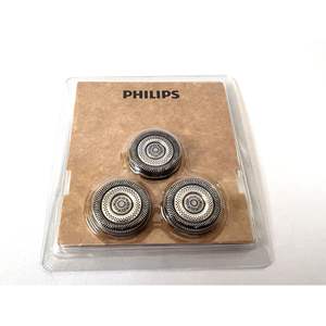 Afeitadora Eléctrica Rotativa para Hombre con Triple Cuchilla, Uso en Seco/Húmedo/Impermeable, Lámina de Repuesto en Alemán para Afeitar Cara y Cuerpo - Product Image 2