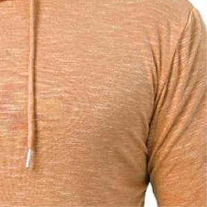 Sudadera con capucha para hombre, informal, de manga larga, corte ajustado, color heather, con diseño y talla personalizados. - Product Image 5