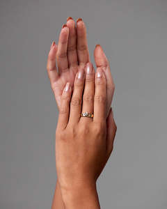 Bagues de fiançailles de mariée en diamant solitaire cultivées en laboratoire de luxe en or pur 14k à des prix abordables OEM en gros - Product Image 3