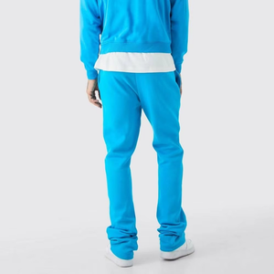 <b>Men</b> Straight <b>Trouser</b> Soft Casual Mid Waist Wide Leg Sweatpants Stretchy <b>Lounge</b> Pants Stylish Streetwear Canvas 100% Cotton - Product Image 2