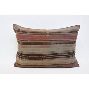 Luxury 20x28 Inch Beige Kilim Wool <b>Pillow</b> Woven Vintage Fluffy Patterns Portable for Bedding Rustic Design Square Christmas - Product Image 1