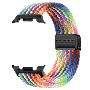 สายนาฬิกาอัจฉริยะสำหรับ Samsung Galaxy <span class=keywords><strong>Watch</strong></span> <span class=keywords><strong>8</strong></span> ขนาด 40 มม. 44 มม. 46 มม. สายไนลอนถักแบบแม่เหล็ก สายรัดข้อมือแบบถักสำหรับธุรกิจ - Product Image 2